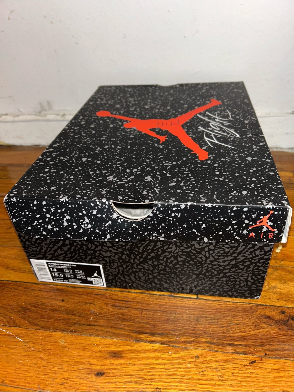 Jordan Spizike Low Empty Box Black/Black-Anthracite